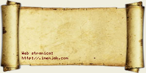 Kristina Dedinac vizit kartica